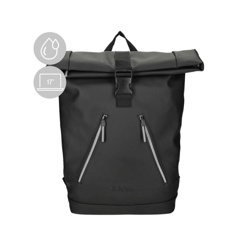 Nahrbtnik Bergen, Enrico Benetti, za 17" prenosnik, črn