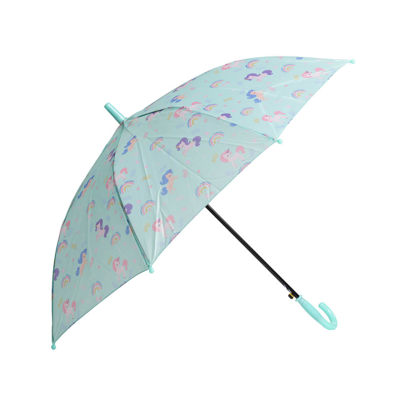 Dežnik WAN UNICORN1, PVC ročaj, avtomatsko odpiranje, motiv samoroga