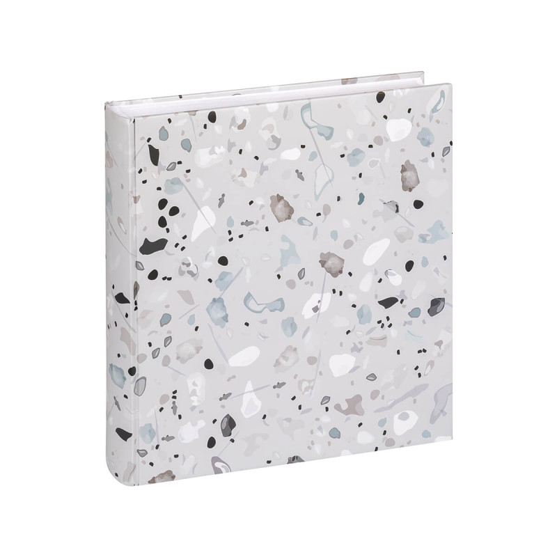 Album Terrazzo, 30 x 30 cm, kamnito siv
