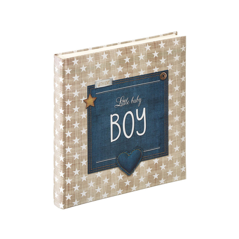 Otroški album za fantke, 28 x 30,5 cm, rjav