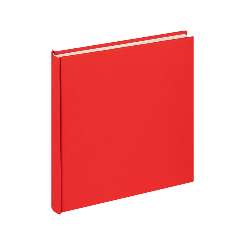 Platnen album, 26 x 25 cm, rdeč