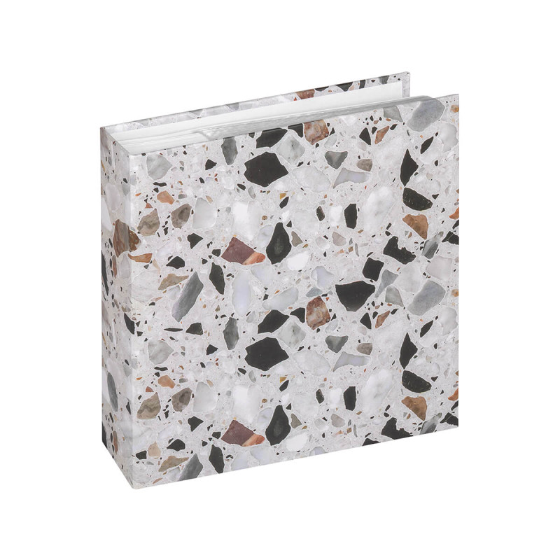 Album Terrazzo, 200 slik, 10 x 15 cm, kamnito črn