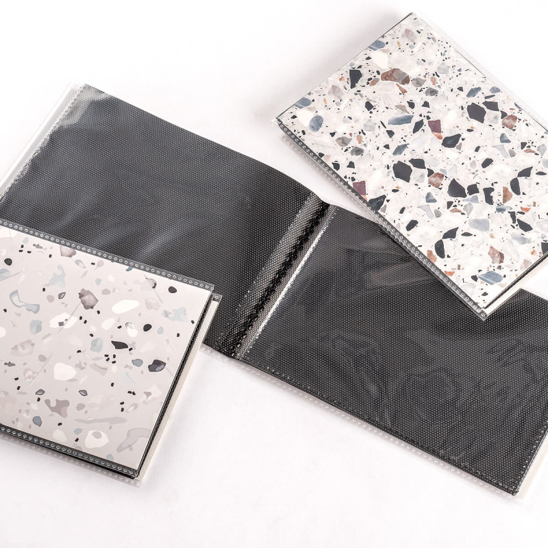 Mini album, Terazzo, 20 slik, 10 x 15 cm, kamnito bel