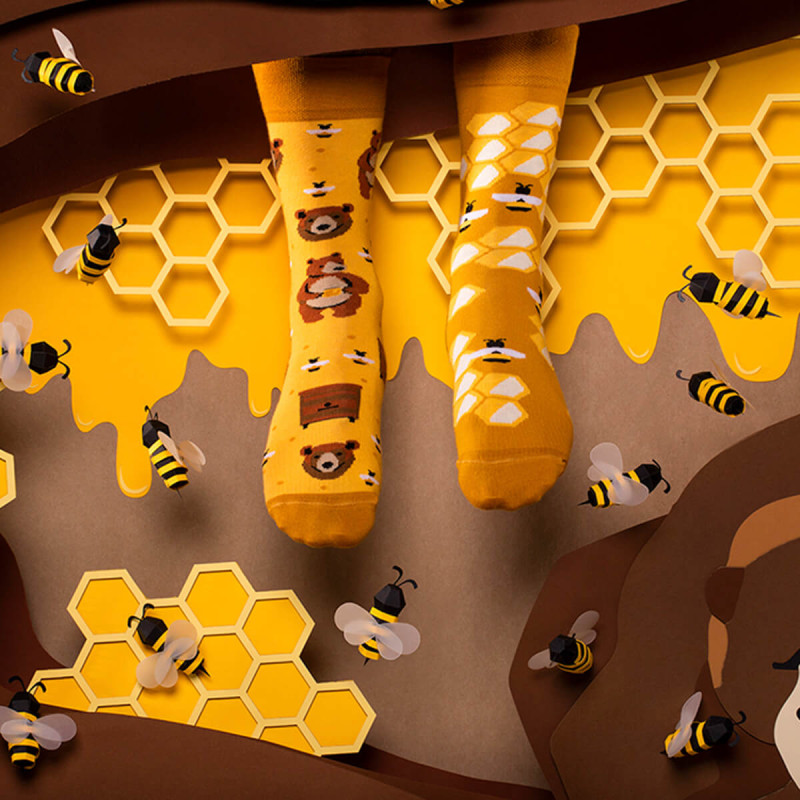 Nizke nogavice Many mornings, HONEY BEAR, 43-46