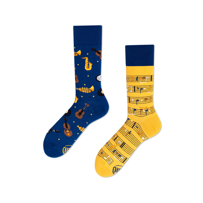 Visoke nogavice Many mornings, MUSIC NOTES, 43-46