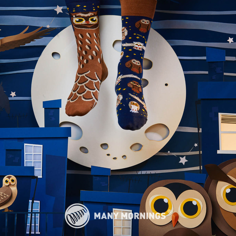 Visoke nogavice Many mornings, OWLY MOLY, 43-46