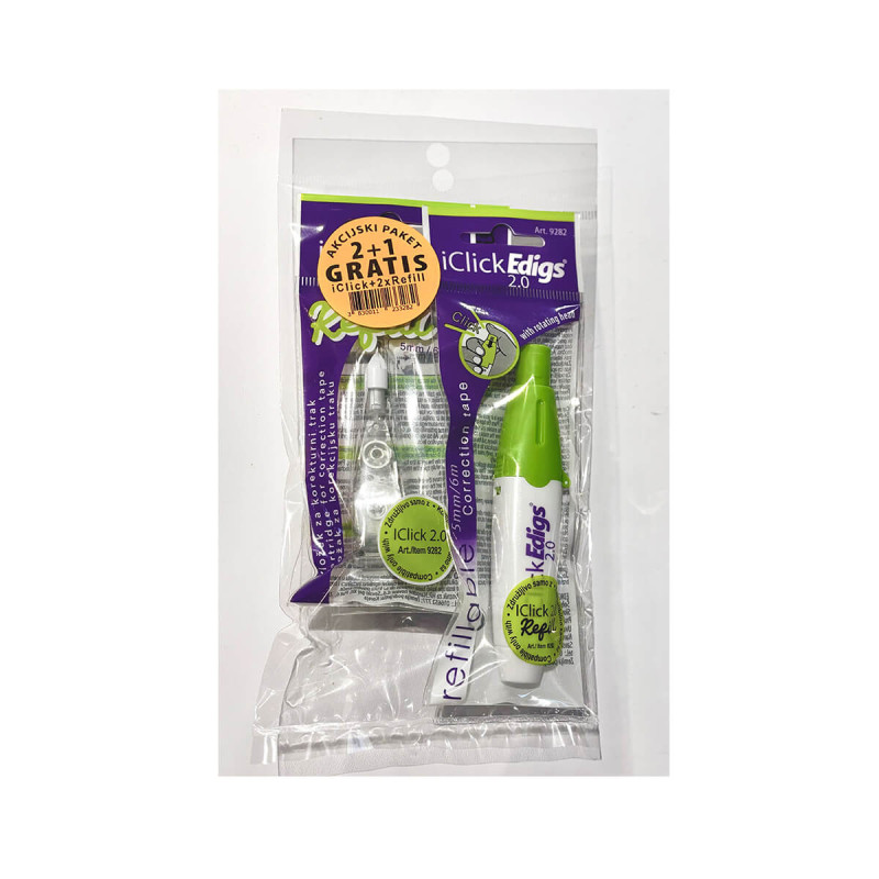 Korektura, Edigs, 3282 iClick 2.0 6m/5mm+ 2 x vložek (2+1)