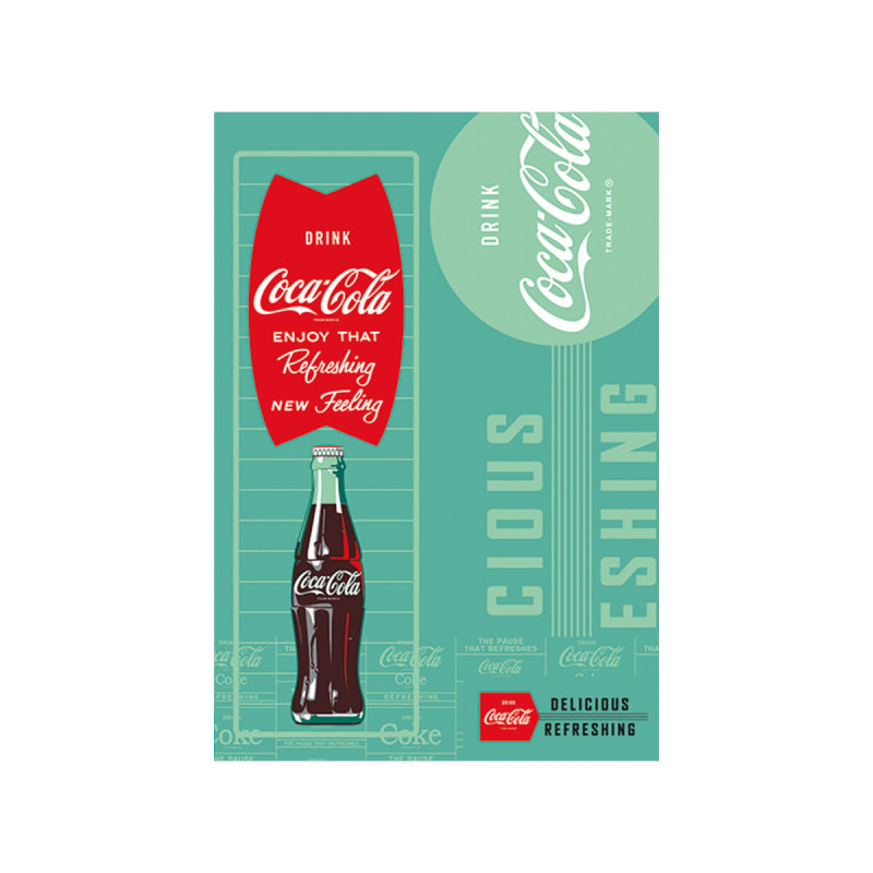 Zvezek, Lipa Mill, A4, 52-listni, črte 9 mm, različni motivi Coca-Cola