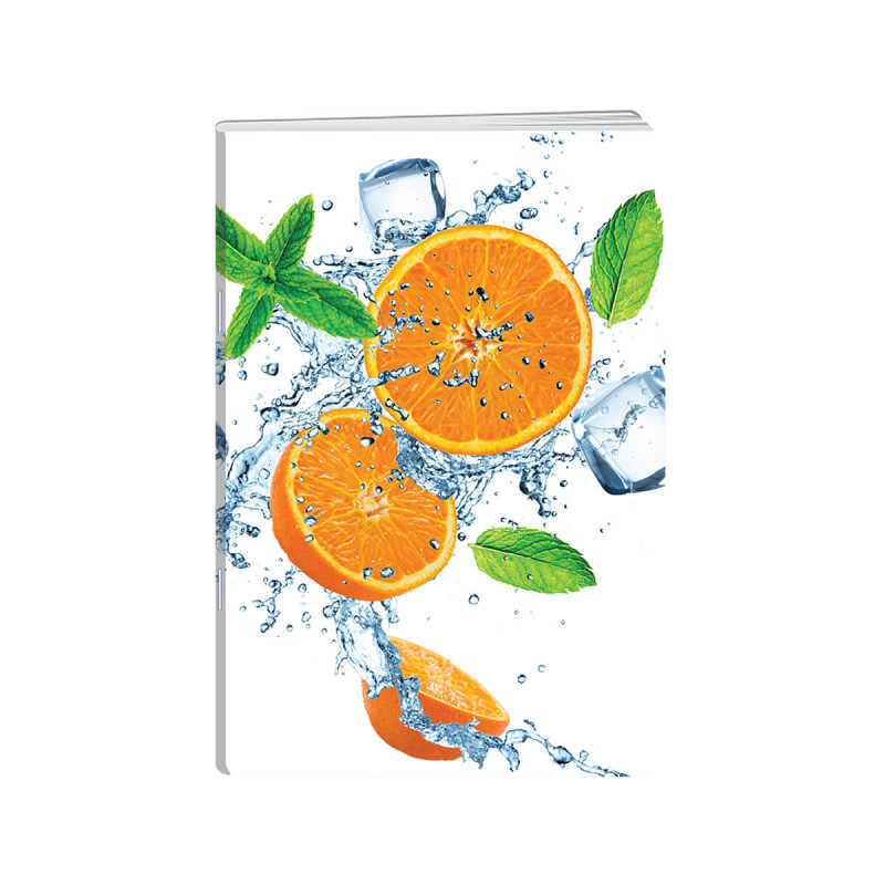 Zvezek A4, 52 listni, karo 1cm, Icy fruit, New Design