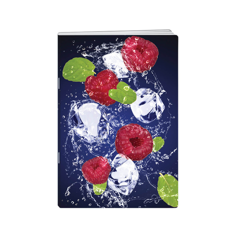 Zvezek A4, 52 listni, karo 1cm, Icy fruit, New Design