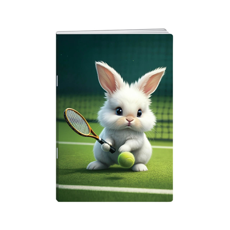 Zvezek A4, 52 listni, karo 1cm, Funny animals, New Design