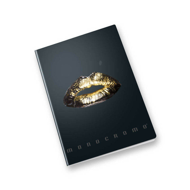 Zvezek A4 38 listni, 100g, črtan, Pigna, Monocrome Gold