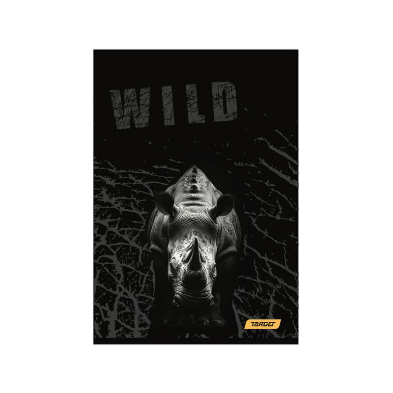 Zvezek A4 80 listni karo 5mm Animal Wild, Target