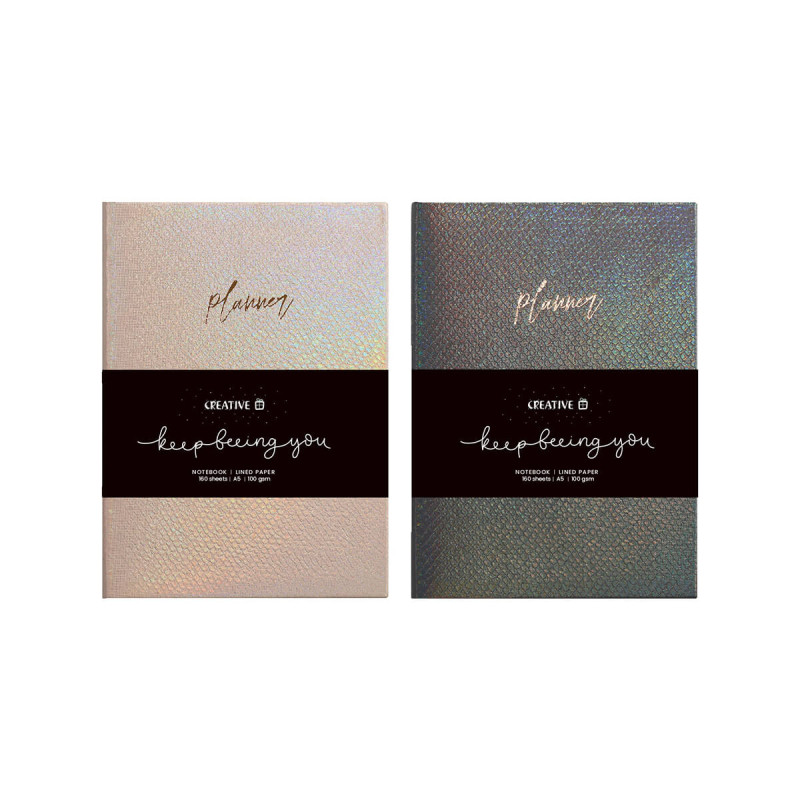 Notes Planer 14x20 cm, sort