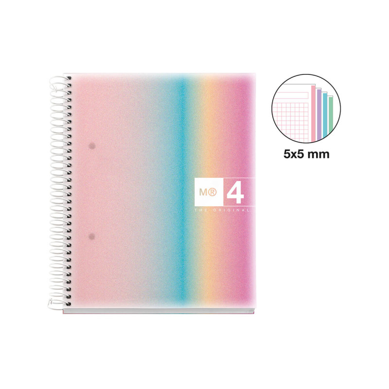 Špiralni zvezek, Miquelrius, A5, 120-listni, karo, Aurora, Iceland