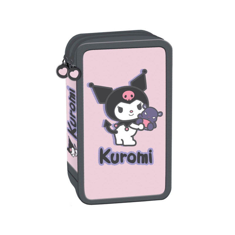 Polna peresnica trojna, roza, Kuromi