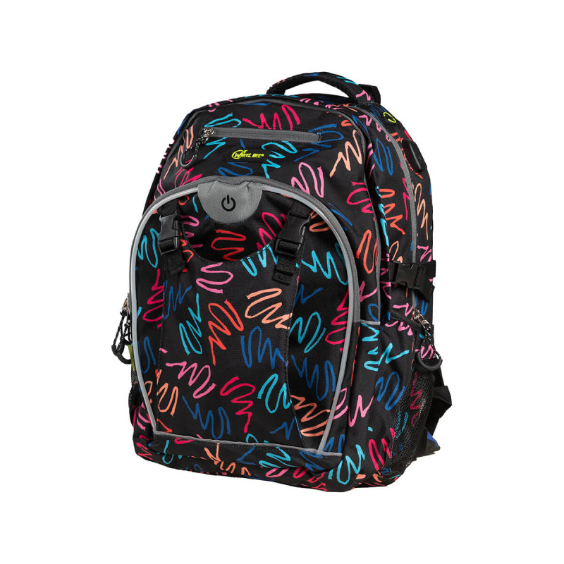 Set Nahrbtnik LED Generation Z s pripadajočo peresnico All Sports