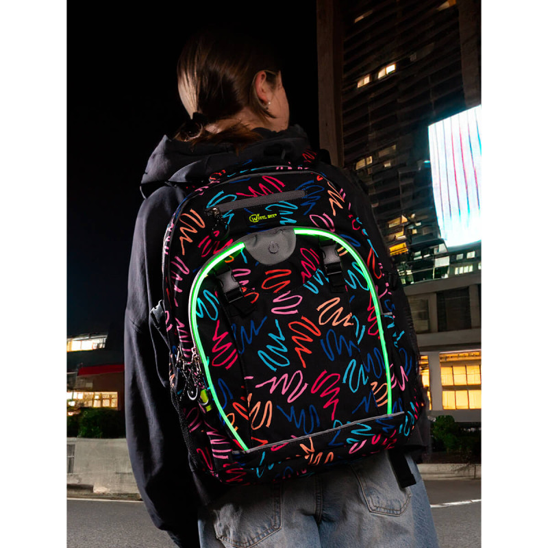 Set Nahrbtnik LED Generation Z s pripadajočo peresnico All Sports