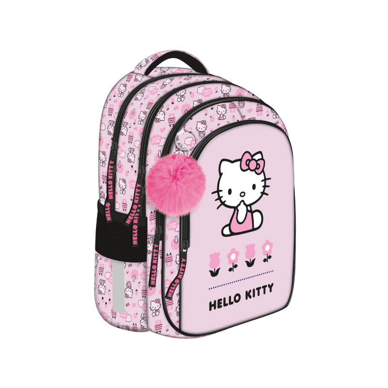 Šolski nahrbtnik 16", roza, HELLO KITTY