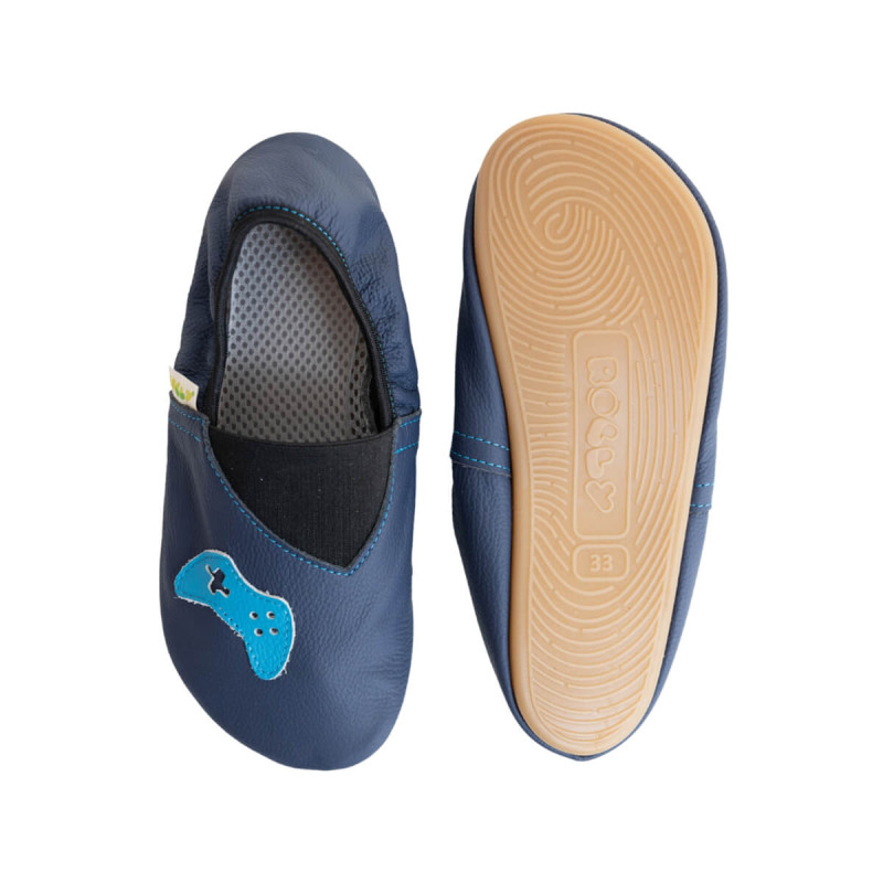 Fantovski usnjeni copati  FlexGrip GAMER, št. 33