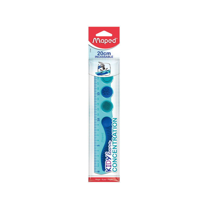 Ravnilo, Maped, Kidylearn, 20 cm, modro