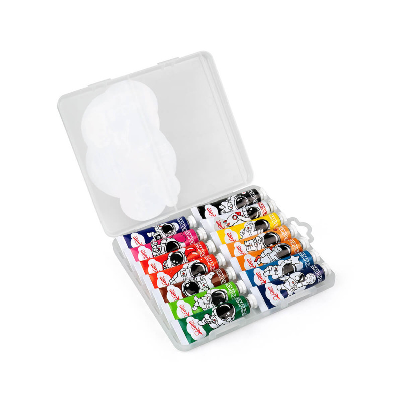 Tempera barve, Aero, 15 ml, 14 kos v plastični embalaži