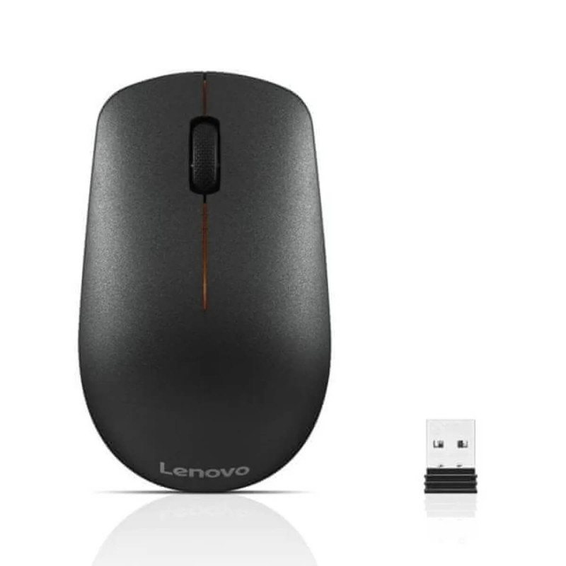 Miška Lenovo 400, brezžična, optična, 3 gumbi, črne barve, baterija 1x AA, ident GY50R91293