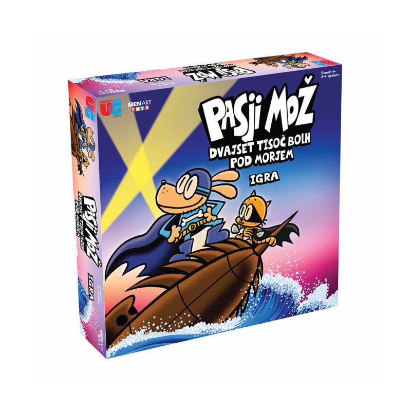 Družabna igra Pasji mož - 20.000 bolh pod morjem