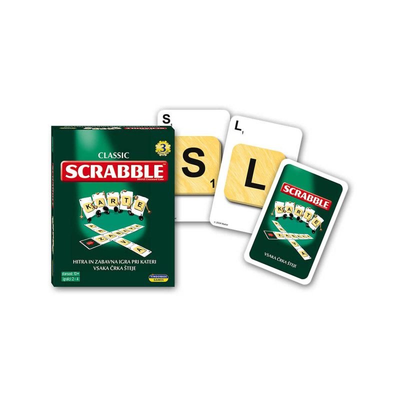 Družabna igra Scrabble, karte, Piatnik