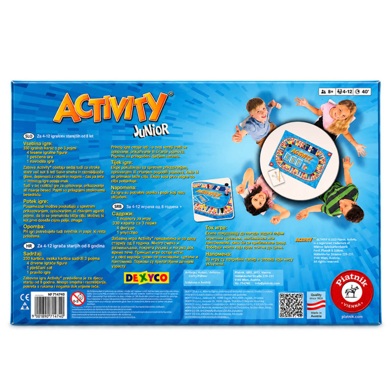 Družabna igra Activity Junior, 330 kart
