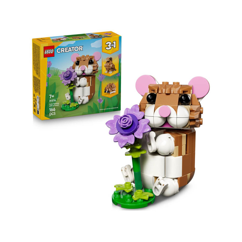 LEGO  Creator 31376 Ljubek hrček z rožico