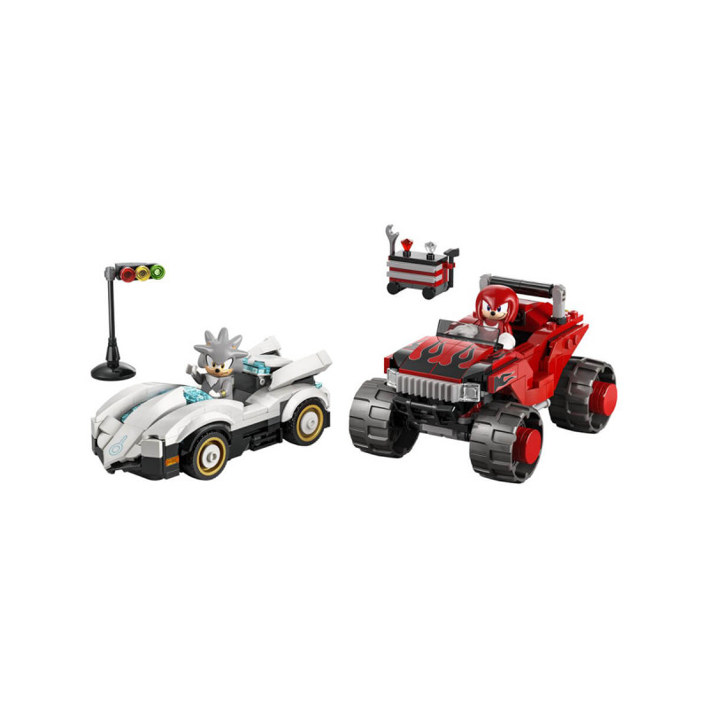 LEGO  Sonic 77118 Silver s Car vs Knuckles  Monster Truck