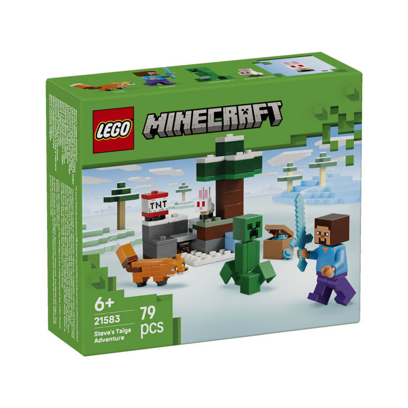 LEGO  Minecraft 21583 Stevova pustolovščina v tajgi