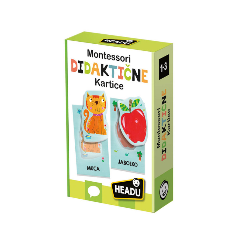 IGRA HEADU MONTESSORI DIDAKTIČNE KARTICE