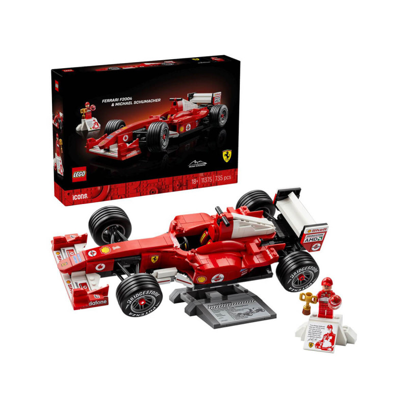 LEGO Icons 11375 Ferrari F2004 in Michael Schumacher
