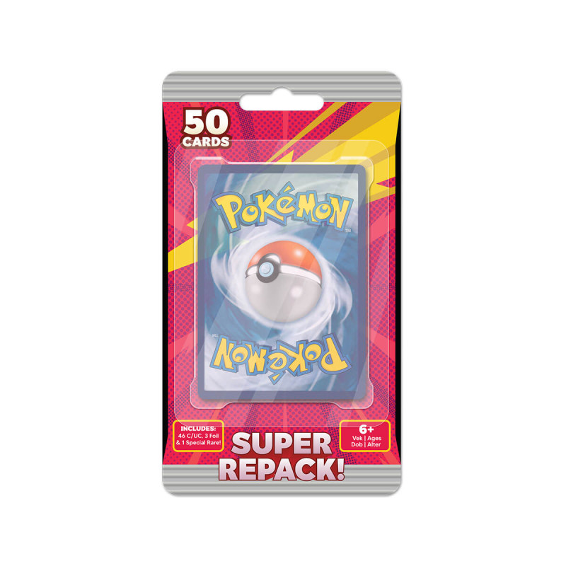 Pokemon karte 50 kosov v paketu. Super Re_pack je odlična izbira za vse Pok mon navdušence in zbirat