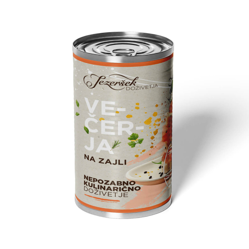 Darilni bon, Akademija Jezeršek, Večerja na zajli