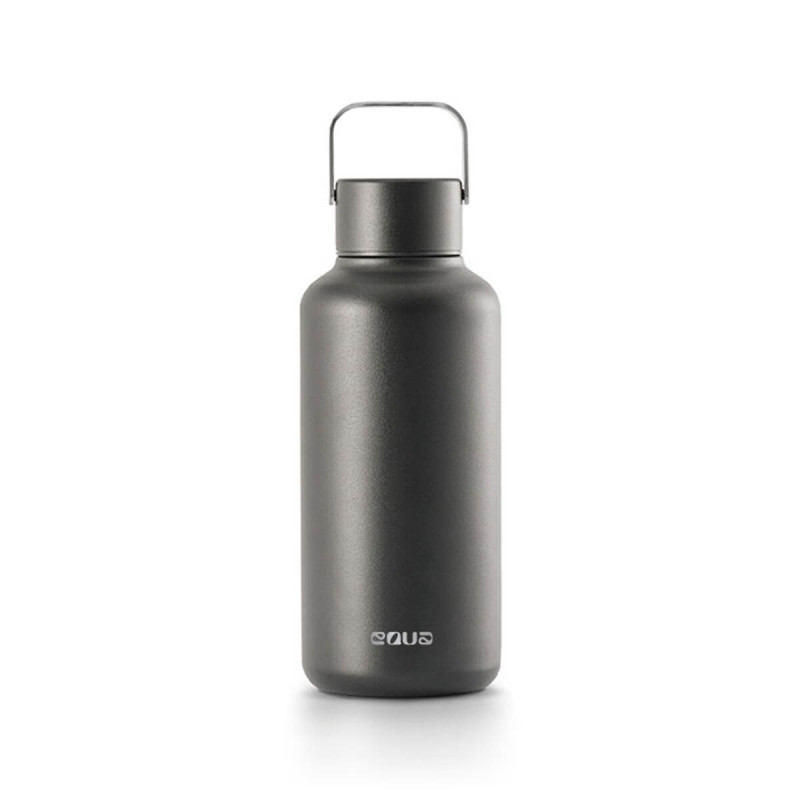 Kovinska steklenica, Equa, Timeless, Dark, 600 ml