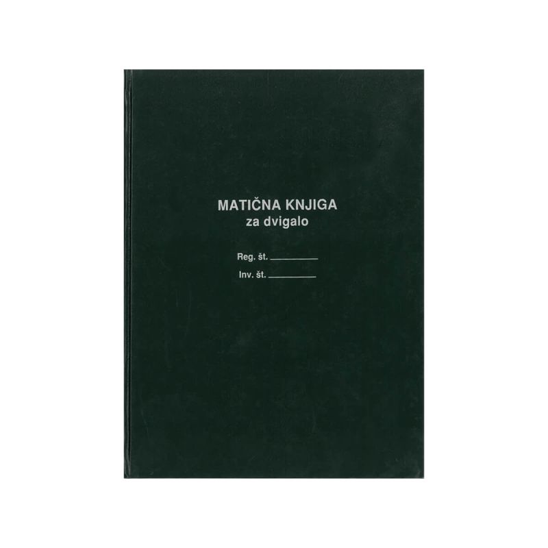 3.1 1/6 Matična knjiga za dvigalo