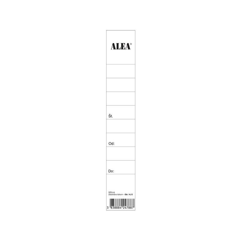 14.12 Etiketa za registrator