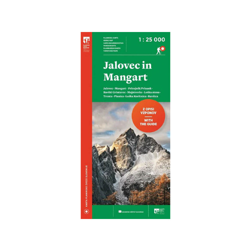 Jalovec in Mangart 1:25 000