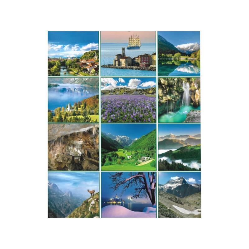 Stenski koledar Slovenija 2026
