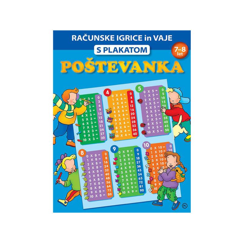 Poštevanka s plakatom