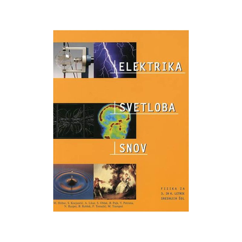 Elektrika, svetloba in snov, učbenik