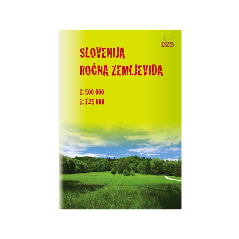 Ročna zemljevida Slovenije 1 500 000 in 1 725 000, plastificirana