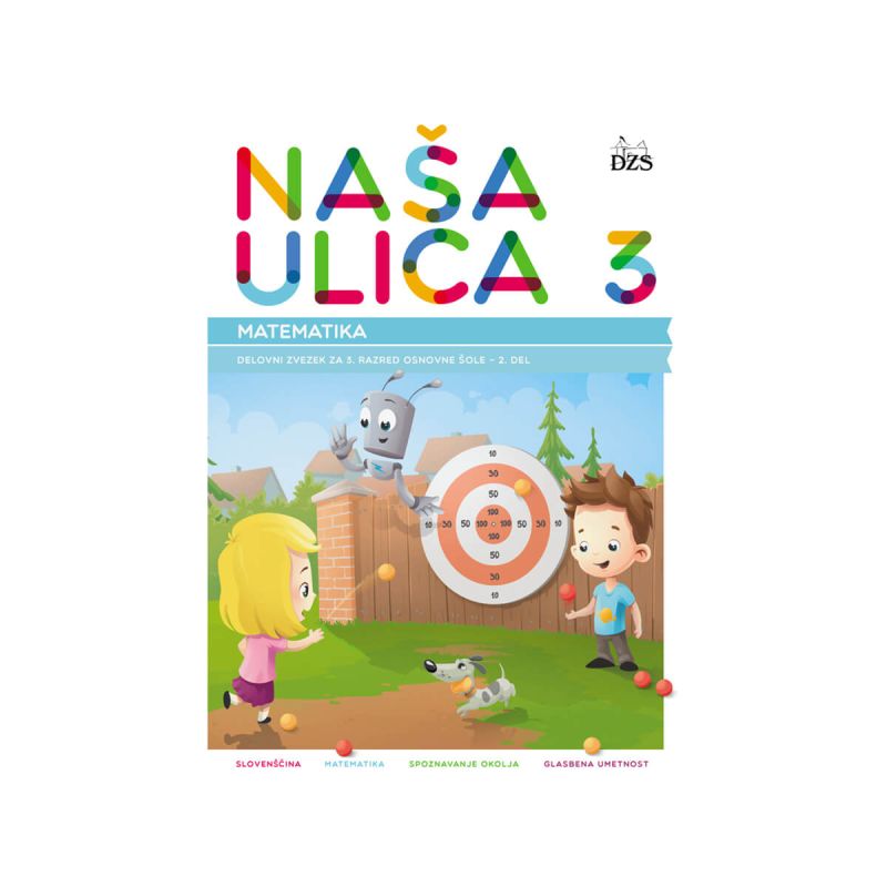 Naša ulica 3, matematika, delovni zvezek v dveh delih