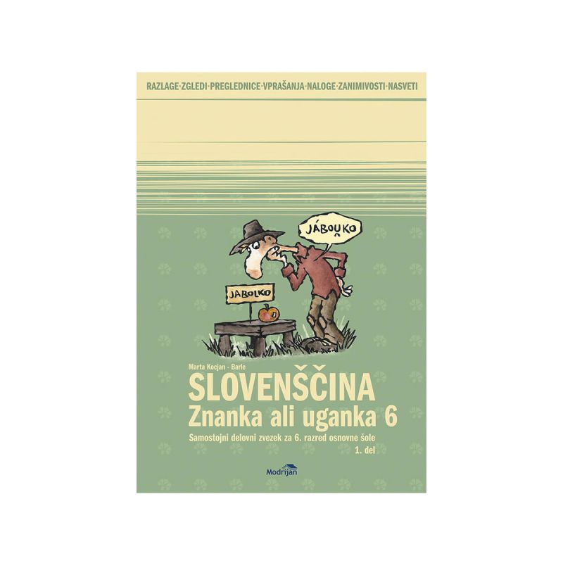 Znanka ali uganka 6, samostojni delovni zvezek, 1. del s kodo