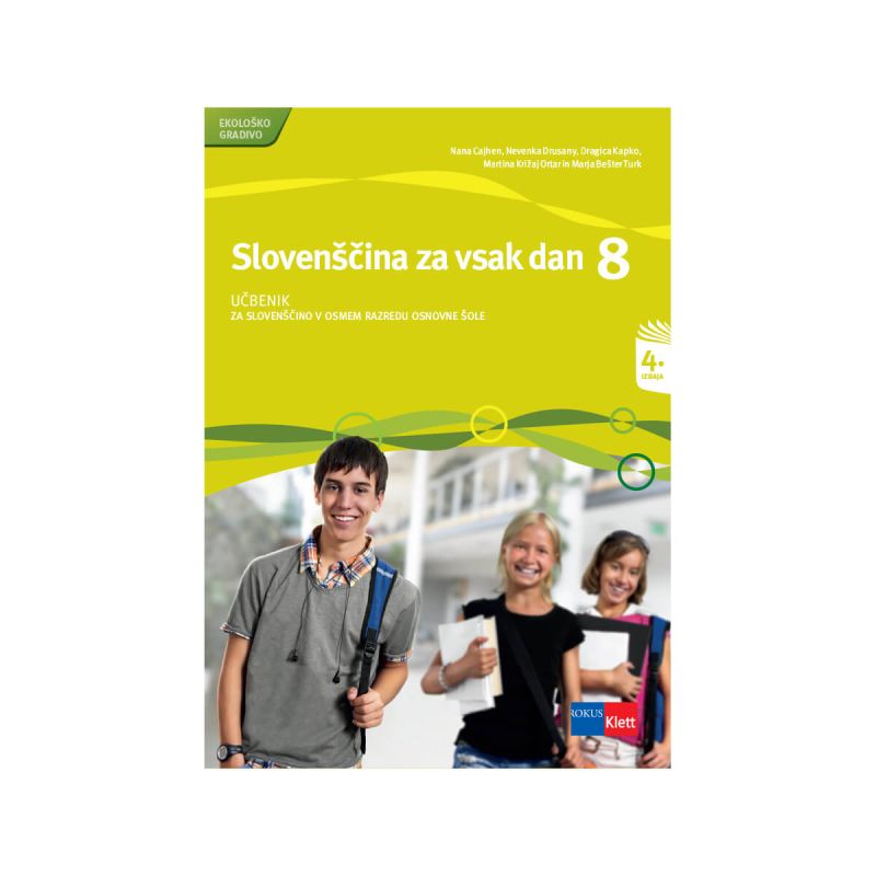 Slovenščina za vsak dan 8, učbenik