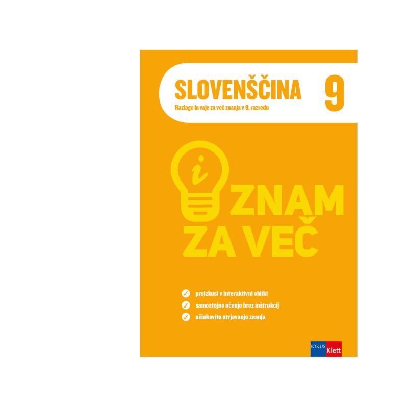 Znam za več, iSlovenščina 9