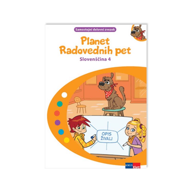 Planet radovednih pet 4, samostojni delovni zvezek za slovenščino